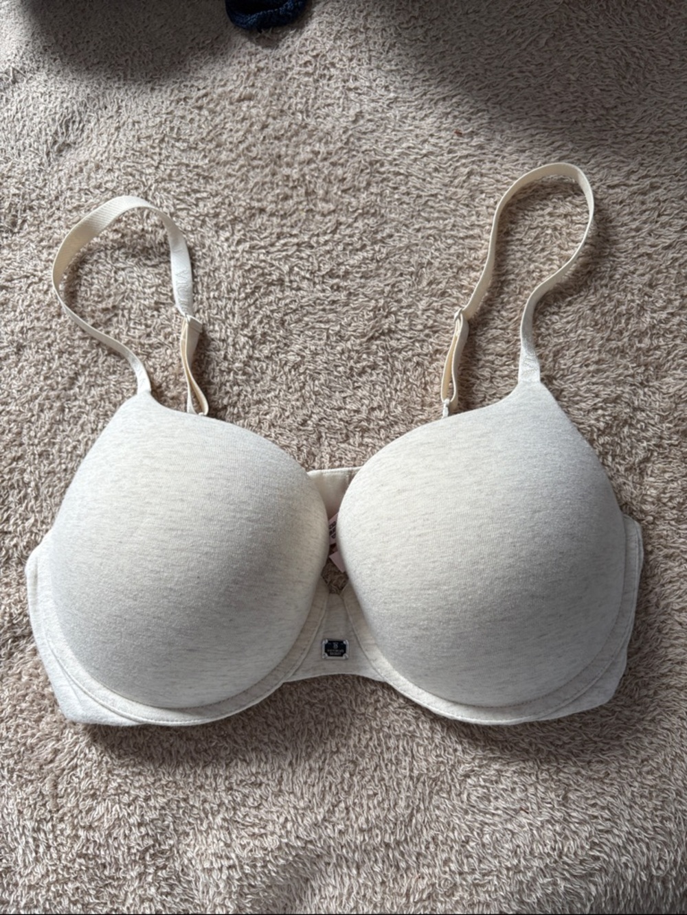 BUNDLE OF 2 Victoria's Secret blush and Cream Padded T-Shirt Bra